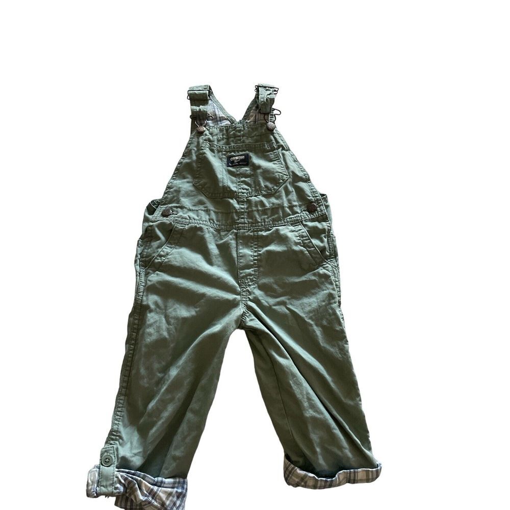 Oshkosh Green‎ W/contrasting Cuffs 4T Made Bangladesh